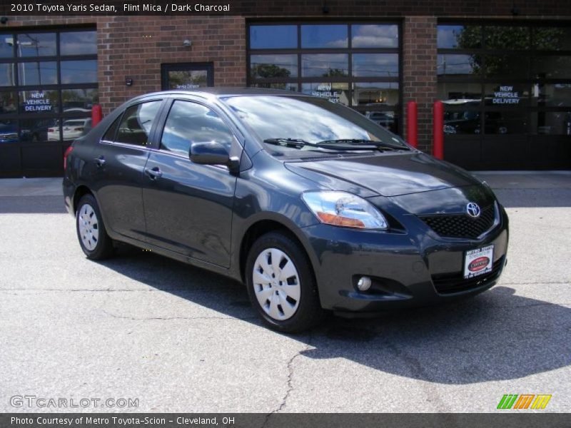 Flint Mica / Dark Charcoal 2010 Toyota Yaris Sedan