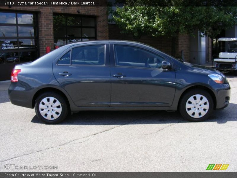 Flint Mica / Dark Charcoal 2010 Toyota Yaris Sedan