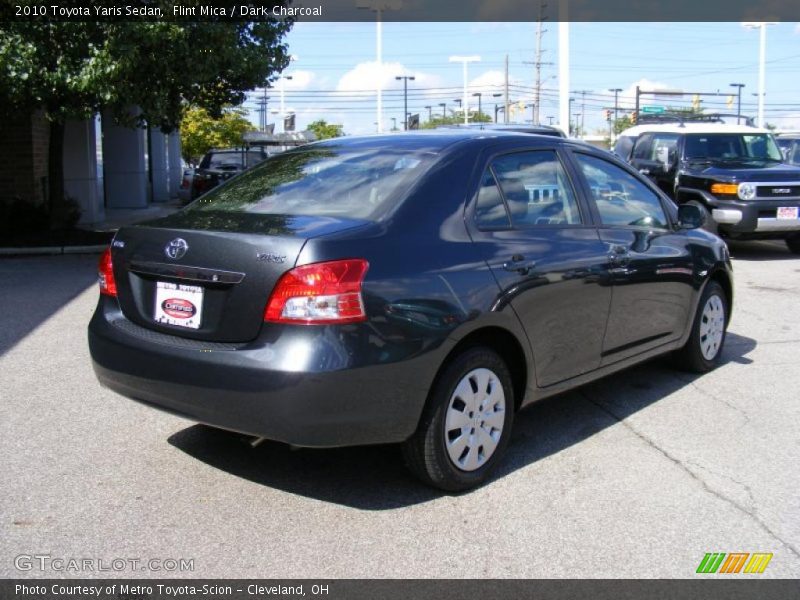 Flint Mica / Dark Charcoal 2010 Toyota Yaris Sedan