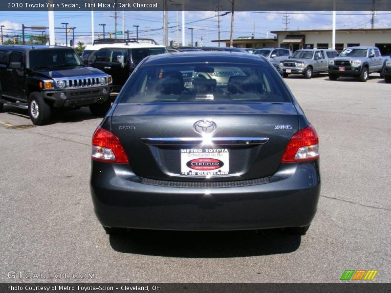 Flint Mica / Dark Charcoal 2010 Toyota Yaris Sedan