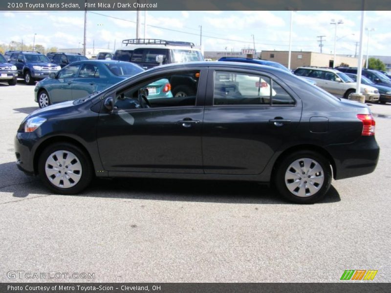 Flint Mica / Dark Charcoal 2010 Toyota Yaris Sedan