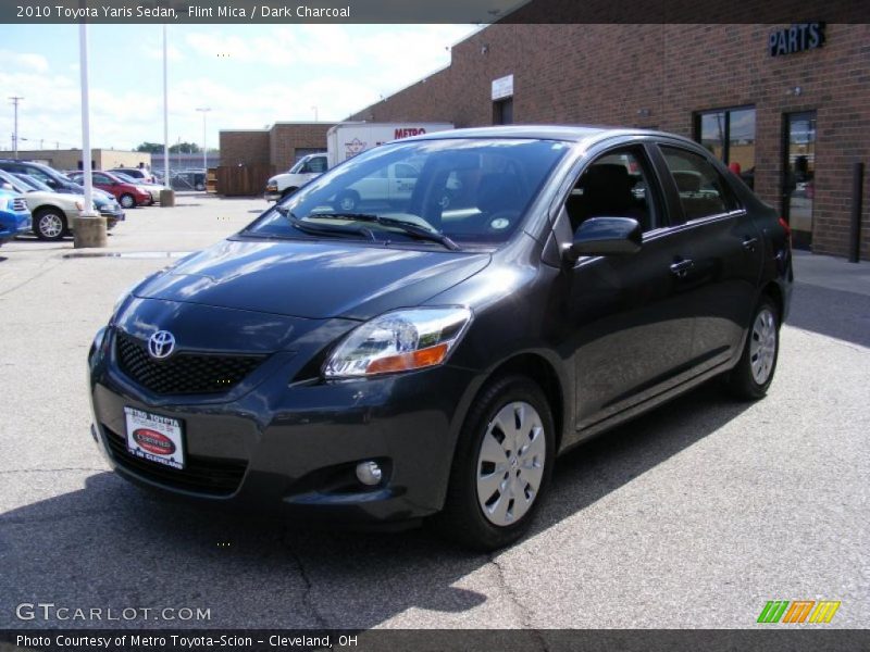 Flint Mica / Dark Charcoal 2010 Toyota Yaris Sedan