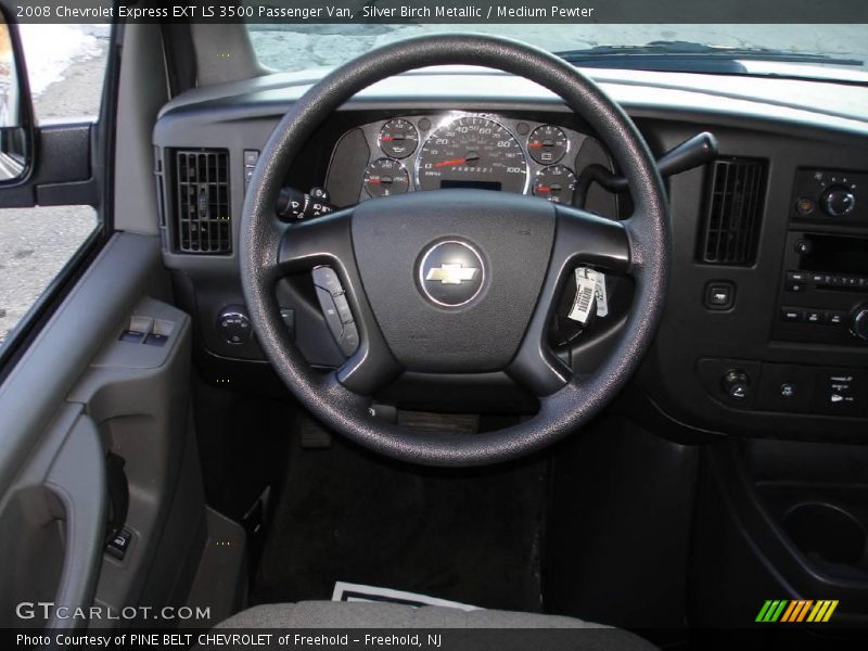 Silver Birch Metallic / Medium Pewter 2008 Chevrolet Express EXT LS 3500 Passenger Van