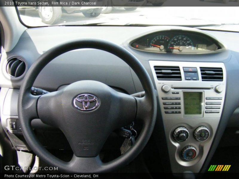Flint Mica / Dark Charcoal 2010 Toyota Yaris Sedan