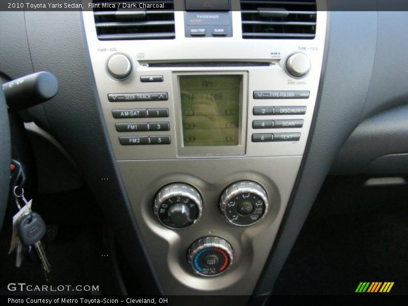 Flint Mica / Dark Charcoal 2010 Toyota Yaris Sedan