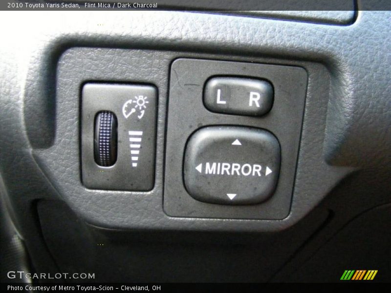 Flint Mica / Dark Charcoal 2010 Toyota Yaris Sedan