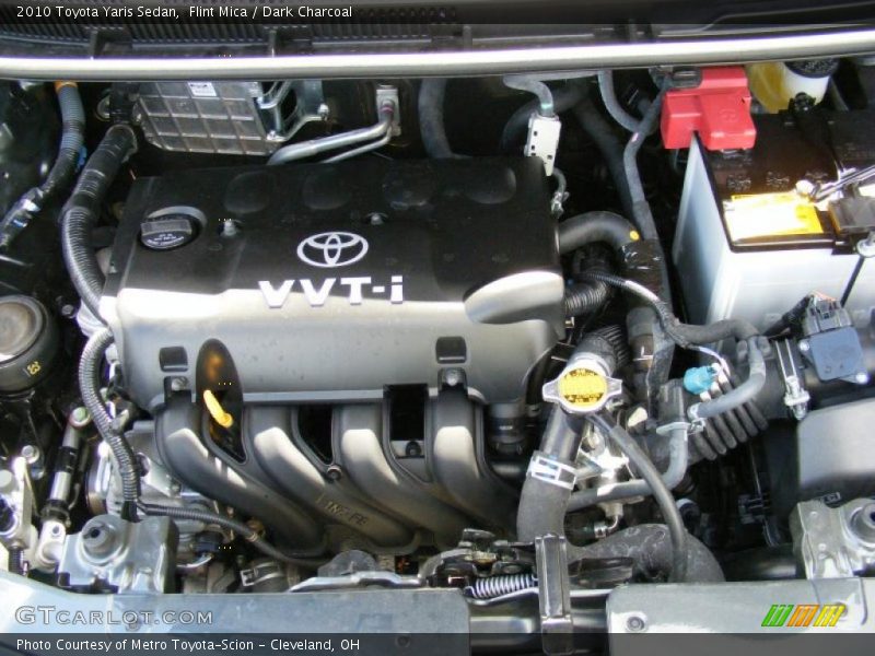 Flint Mica / Dark Charcoal 2010 Toyota Yaris Sedan