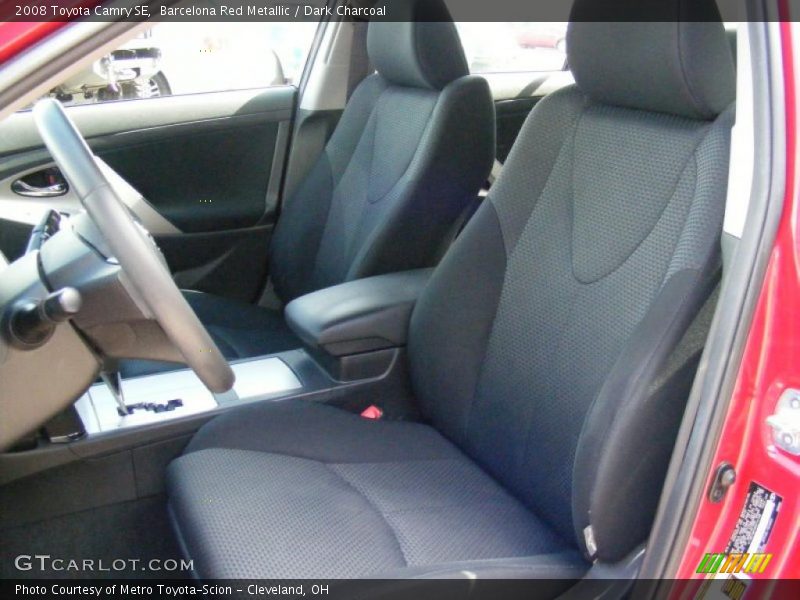 Barcelona Red Metallic / Dark Charcoal 2008 Toyota Camry SE