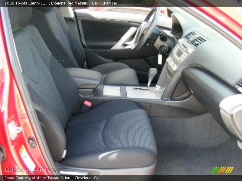 Barcelona Red Metallic / Dark Charcoal 2008 Toyota Camry SE