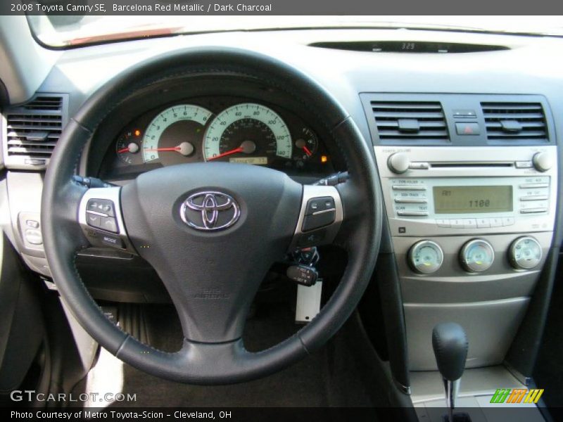 Barcelona Red Metallic / Dark Charcoal 2008 Toyota Camry SE