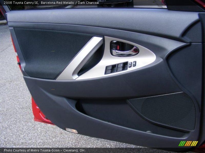 Barcelona Red Metallic / Dark Charcoal 2008 Toyota Camry SE