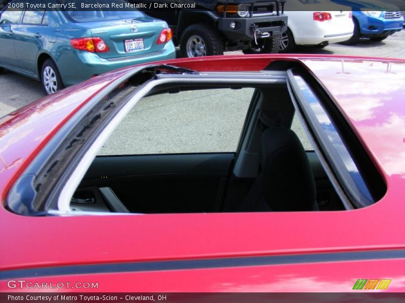 Barcelona Red Metallic / Dark Charcoal 2008 Toyota Camry SE