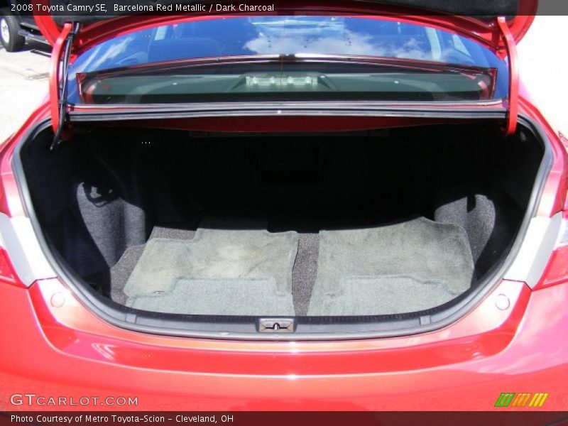 Barcelona Red Metallic / Dark Charcoal 2008 Toyota Camry SE