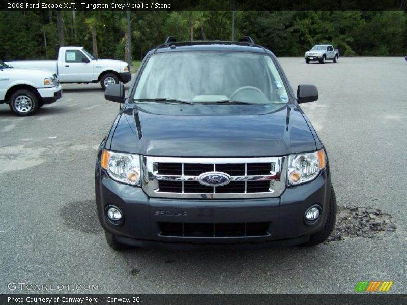Tungsten Grey Metallic / Stone 2008 Ford Escape XLT