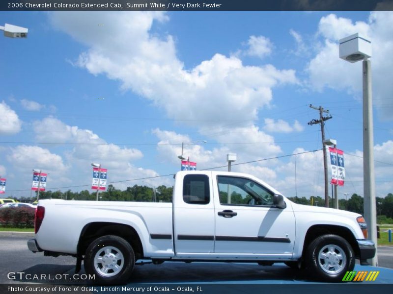 Summit White / Very Dark Pewter 2006 Chevrolet Colorado Extended Cab