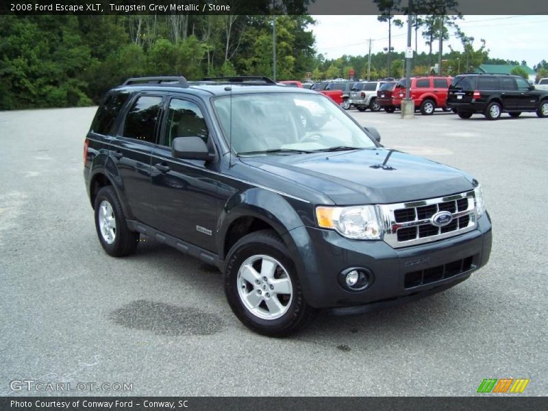 Tungsten Grey Metallic / Stone 2008 Ford Escape XLT