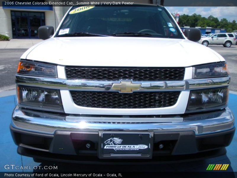 Summit White / Very Dark Pewter 2006 Chevrolet Colorado Extended Cab