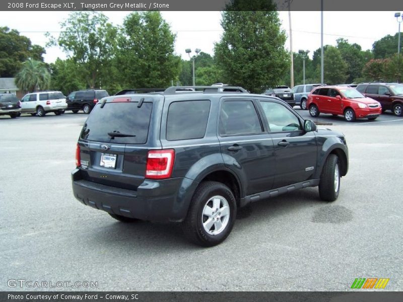 Tungsten Grey Metallic / Stone 2008 Ford Escape XLT