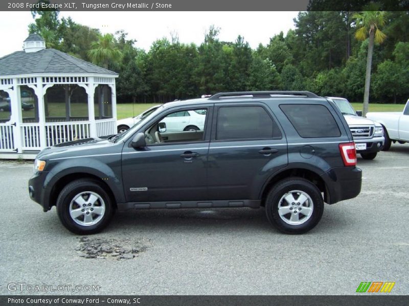 Tungsten Grey Metallic / Stone 2008 Ford Escape XLT