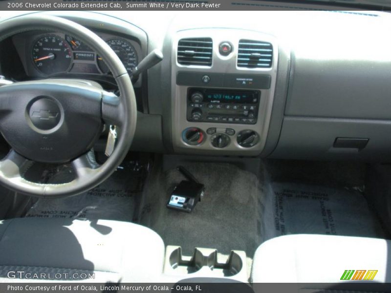 Summit White / Very Dark Pewter 2006 Chevrolet Colorado Extended Cab