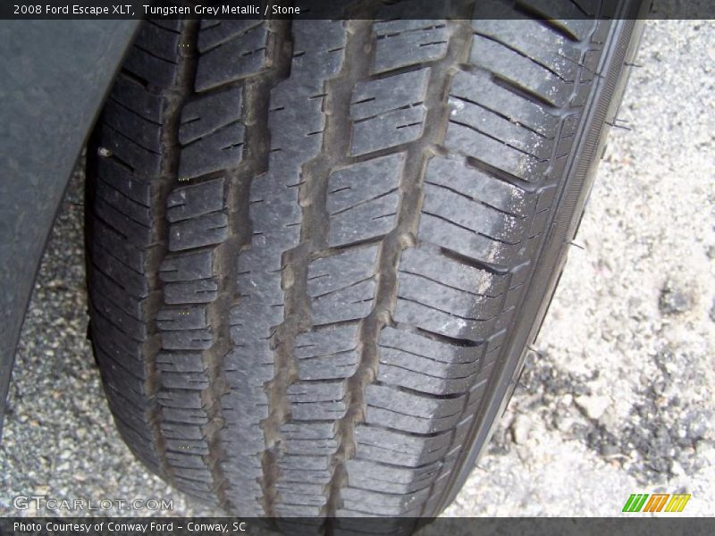 Tungsten Grey Metallic / Stone 2008 Ford Escape XLT