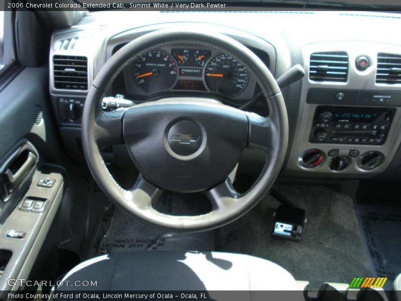 Summit White / Very Dark Pewter 2006 Chevrolet Colorado Extended Cab