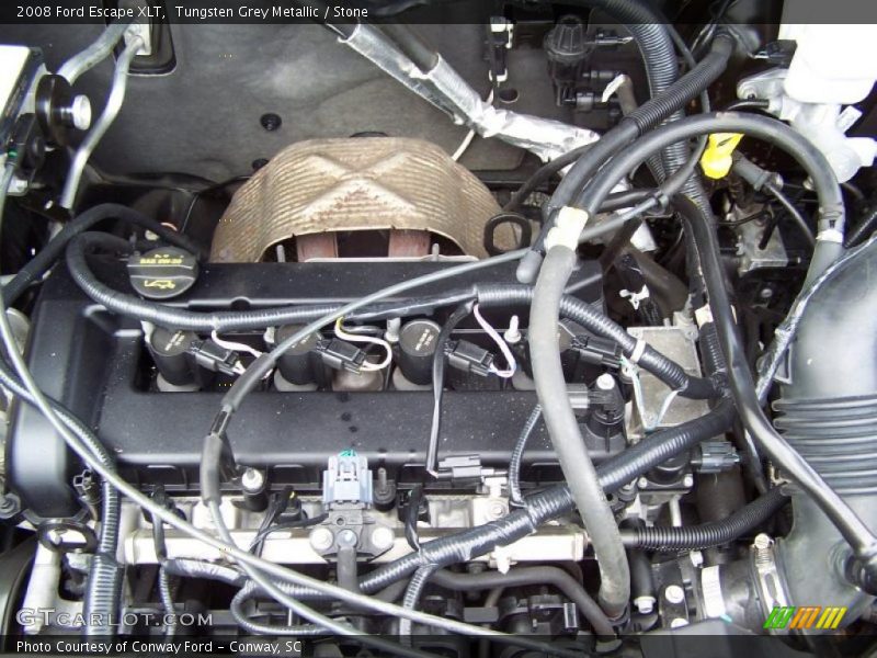 Tungsten Grey Metallic / Stone 2008 Ford Escape XLT