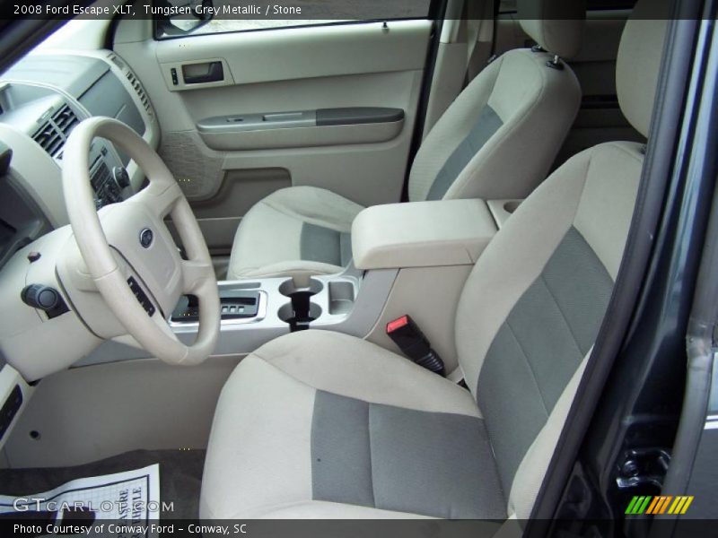 Tungsten Grey Metallic / Stone 2008 Ford Escape XLT