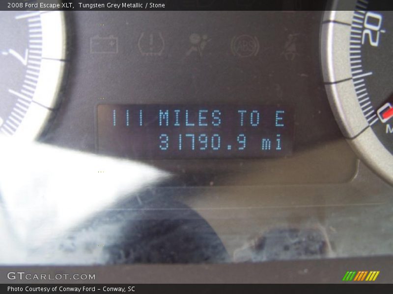Tungsten Grey Metallic / Stone 2008 Ford Escape XLT