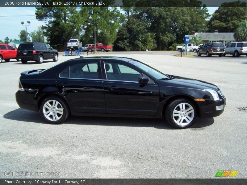 Black Ebony / Charcoal Black 2008 Ford Fusion SEL V6