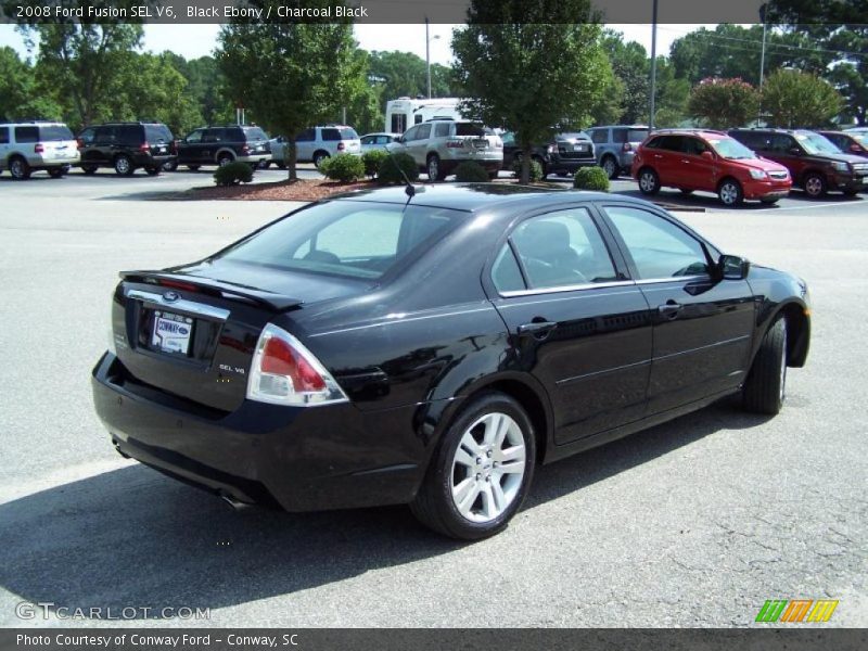 Black Ebony / Charcoal Black 2008 Ford Fusion SEL V6