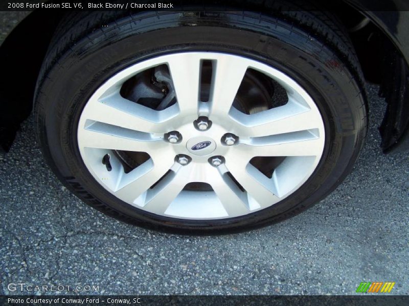 Black Ebony / Charcoal Black 2008 Ford Fusion SEL V6