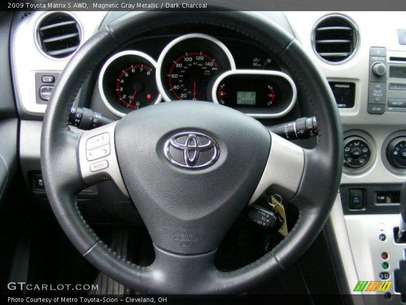 Magnetic Gray Metallic / Dark Charcoal 2009 Toyota Matrix S AWD