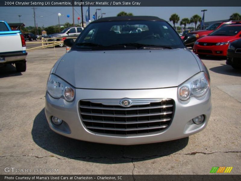 Bright Silver Metallic / Dark Slate Gray 2004 Chrysler Sebring LXi Convertible