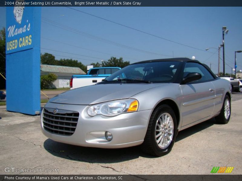 Bright Silver Metallic / Dark Slate Gray 2004 Chrysler Sebring LXi Convertible