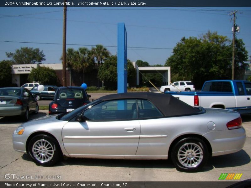 Bright Silver Metallic / Dark Slate Gray 2004 Chrysler Sebring LXi Convertible