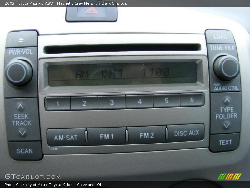 Magnetic Gray Metallic / Dark Charcoal 2009 Toyota Matrix S AWD