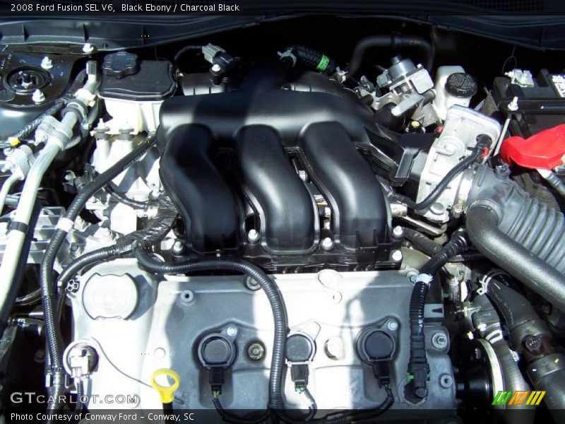 Black Ebony / Charcoal Black 2008 Ford Fusion SEL V6