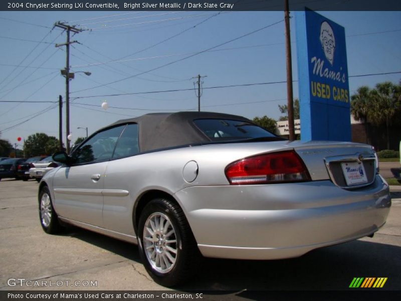 Bright Silver Metallic / Dark Slate Gray 2004 Chrysler Sebring LXi Convertible