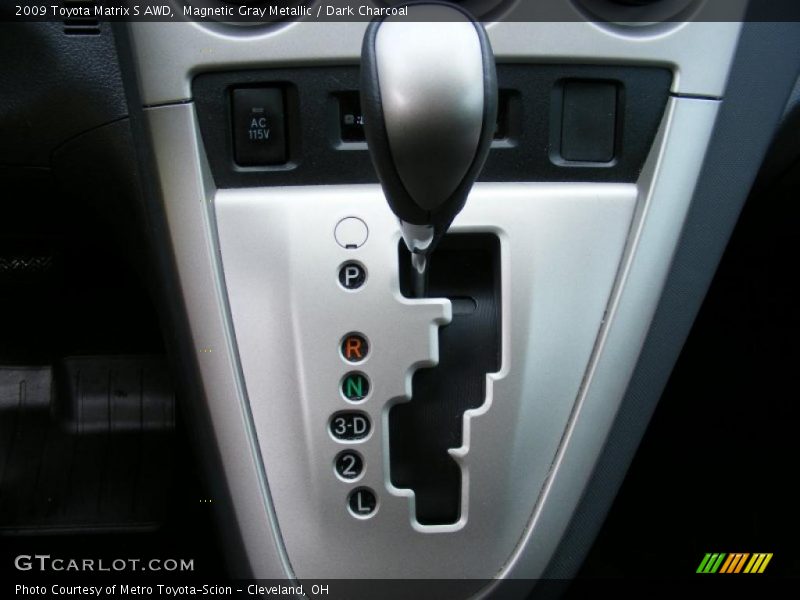 Magnetic Gray Metallic / Dark Charcoal 2009 Toyota Matrix S AWD