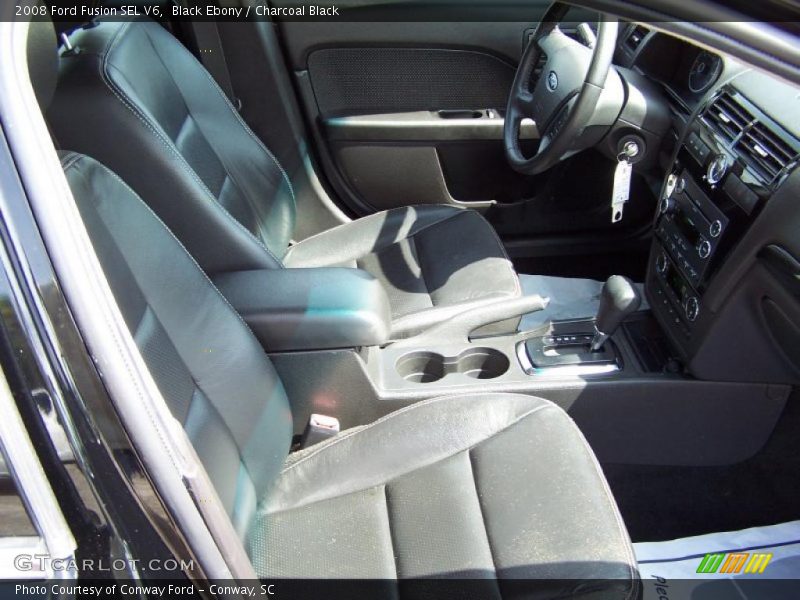 Black Ebony / Charcoal Black 2008 Ford Fusion SEL V6