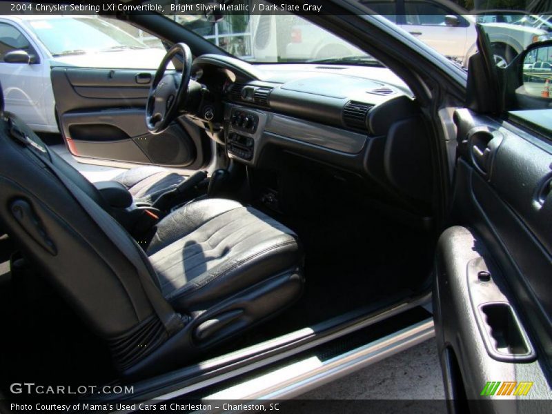 Bright Silver Metallic / Dark Slate Gray 2004 Chrysler Sebring LXi Convertible