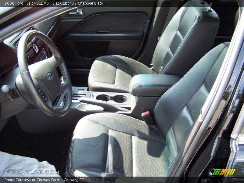 Black Ebony / Charcoal Black 2008 Ford Fusion SEL V6