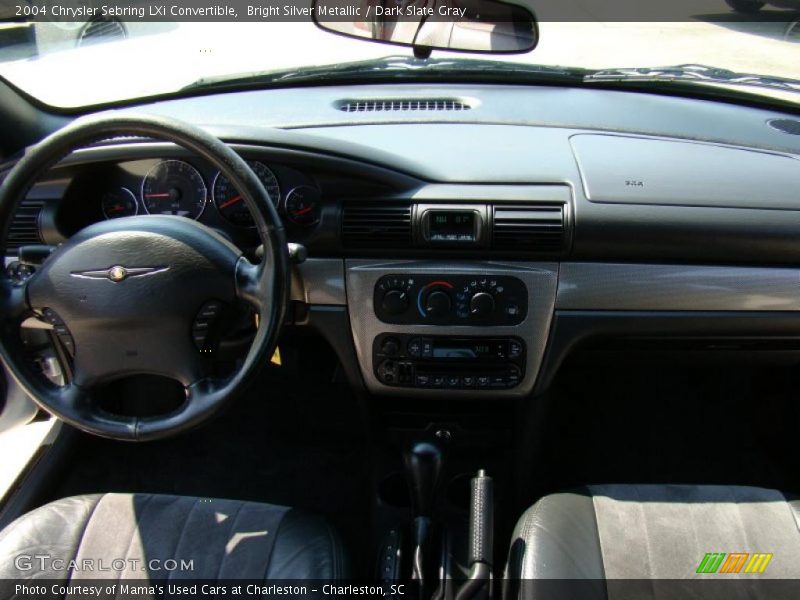 Bright Silver Metallic / Dark Slate Gray 2004 Chrysler Sebring LXi Convertible