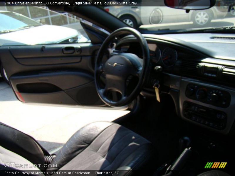 Bright Silver Metallic / Dark Slate Gray 2004 Chrysler Sebring LXi Convertible