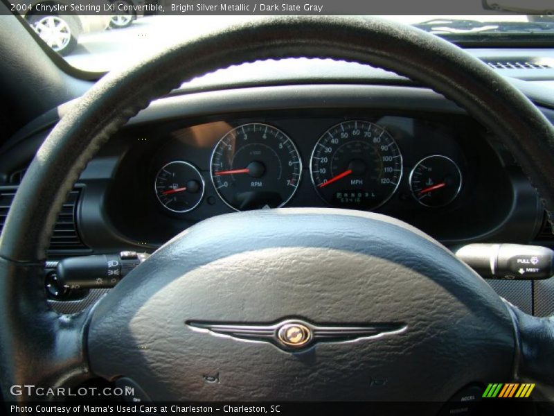 Bright Silver Metallic / Dark Slate Gray 2004 Chrysler Sebring LXi Convertible