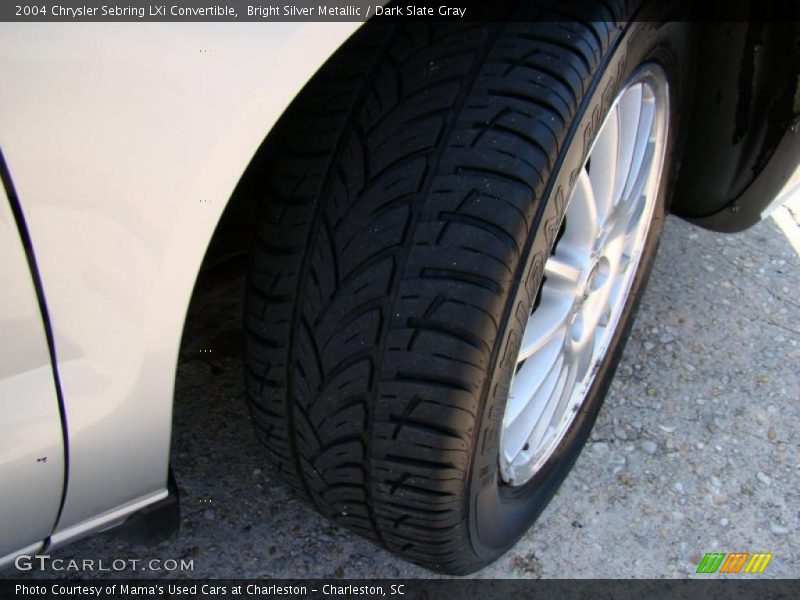 Bright Silver Metallic / Dark Slate Gray 2004 Chrysler Sebring LXi Convertible
