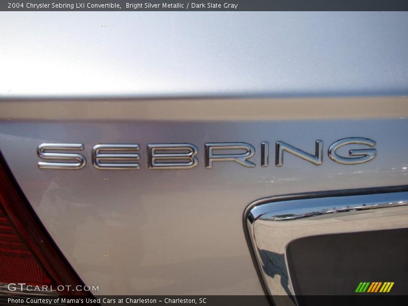 Bright Silver Metallic / Dark Slate Gray 2004 Chrysler Sebring LXi Convertible