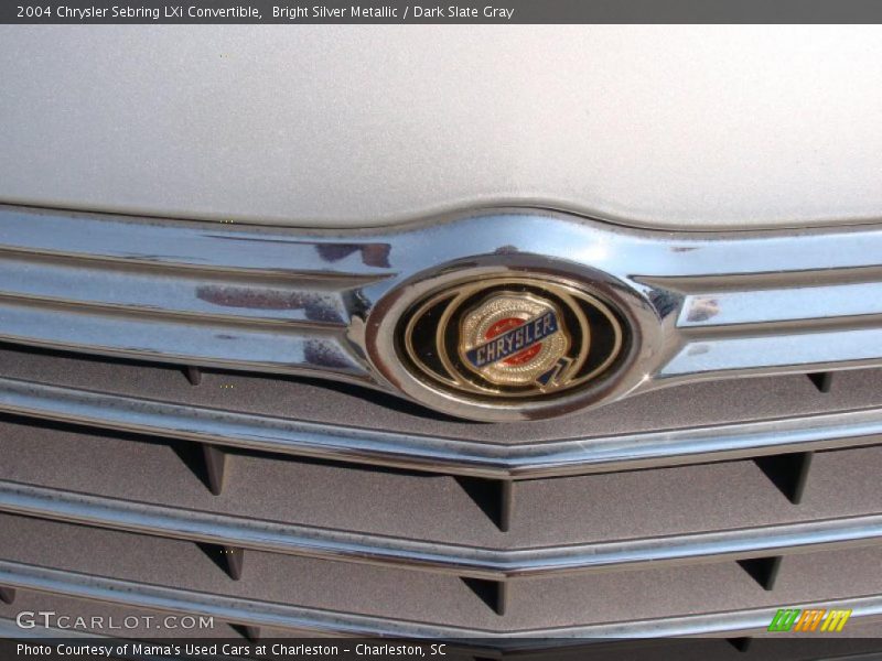 Bright Silver Metallic / Dark Slate Gray 2004 Chrysler Sebring LXi Convertible