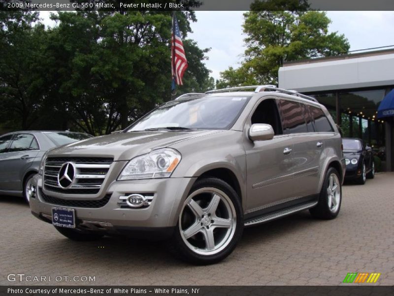 Pewter Metallic / Black 2009 Mercedes-Benz GL 550 4Matic